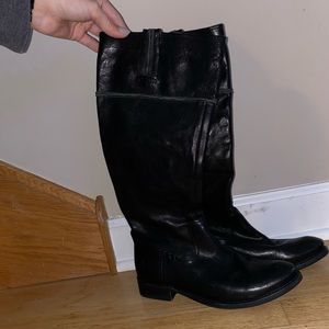 Frye Black Leather Boots